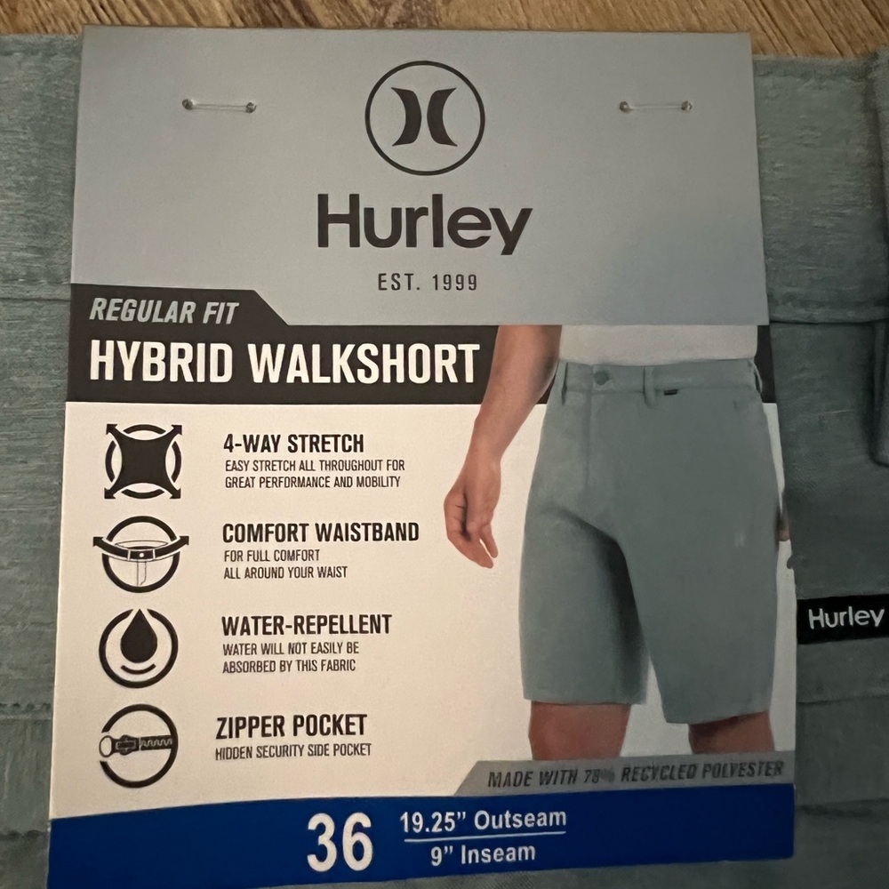 Hurley Hybrid Walkshorts, New with Tags.